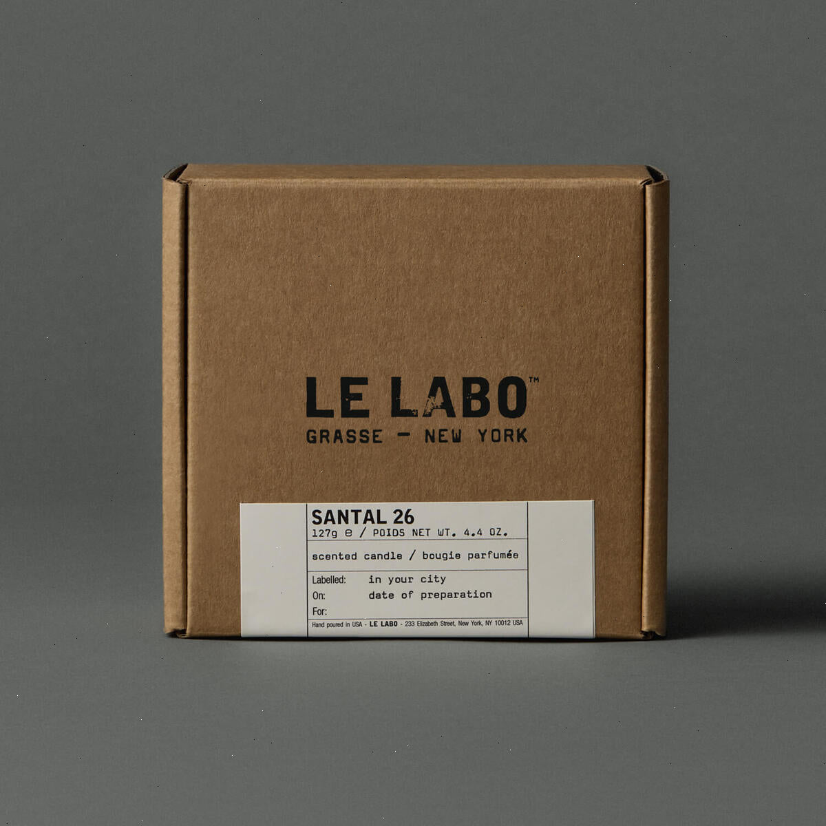 SANTAL 26 | medium concrete candle